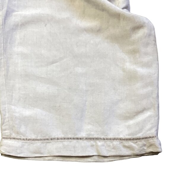 Lane Bryant Wide leg Pull on Linen Pants Plus Sz 26/28 Minimalist Neutral #38K - Picture 6 of 8